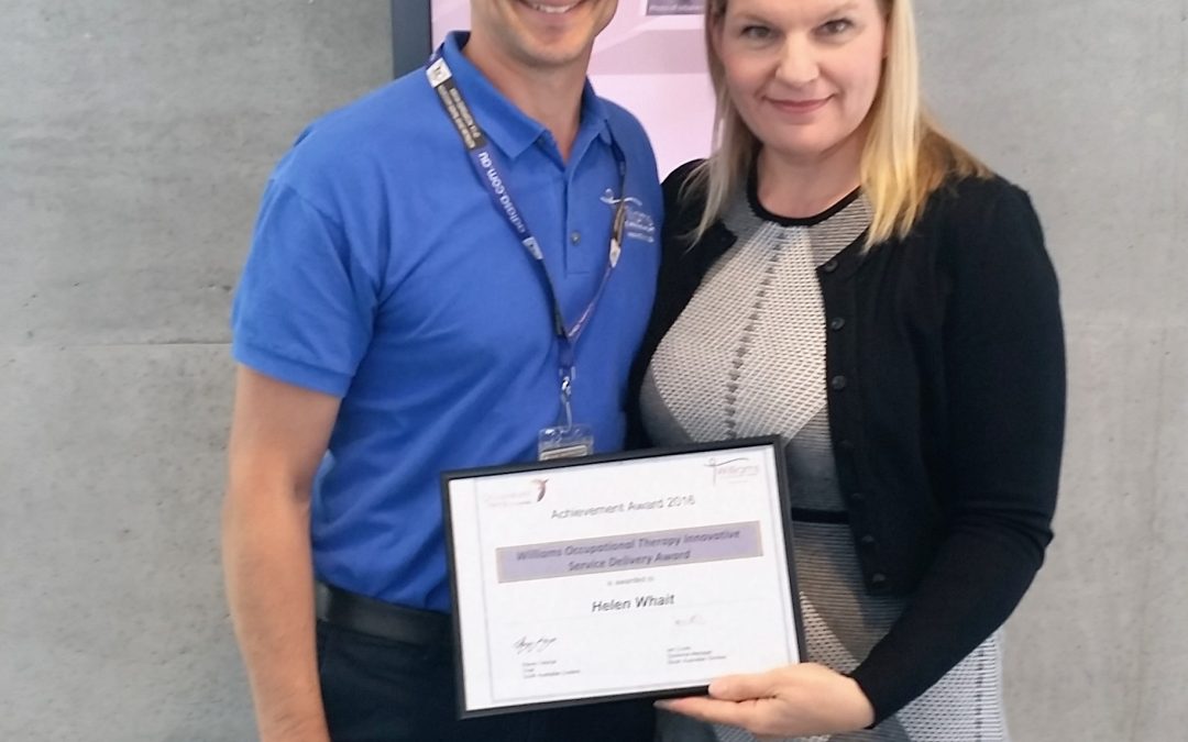 Who won the 2016 Williams OT Innovative Service delivery award?
